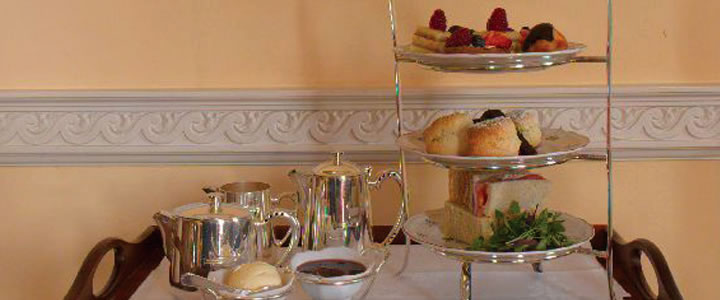 Afternoon tea at Lucknam Park near Bath
