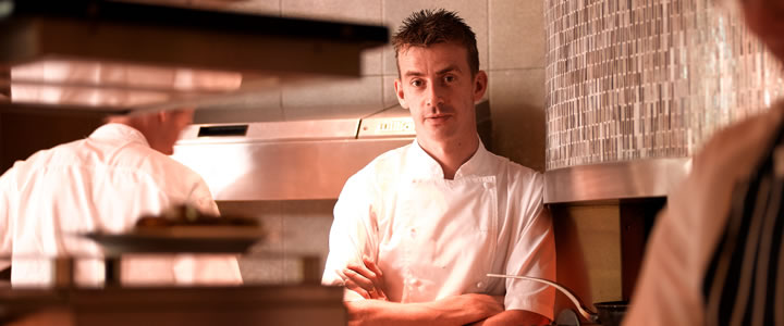 Hywel Jones, Executive Chef at Lucknam Park's michelin star restaurant near Bath